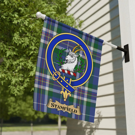 Stamfield Tartan Plaid Goat Crest House Flag product type