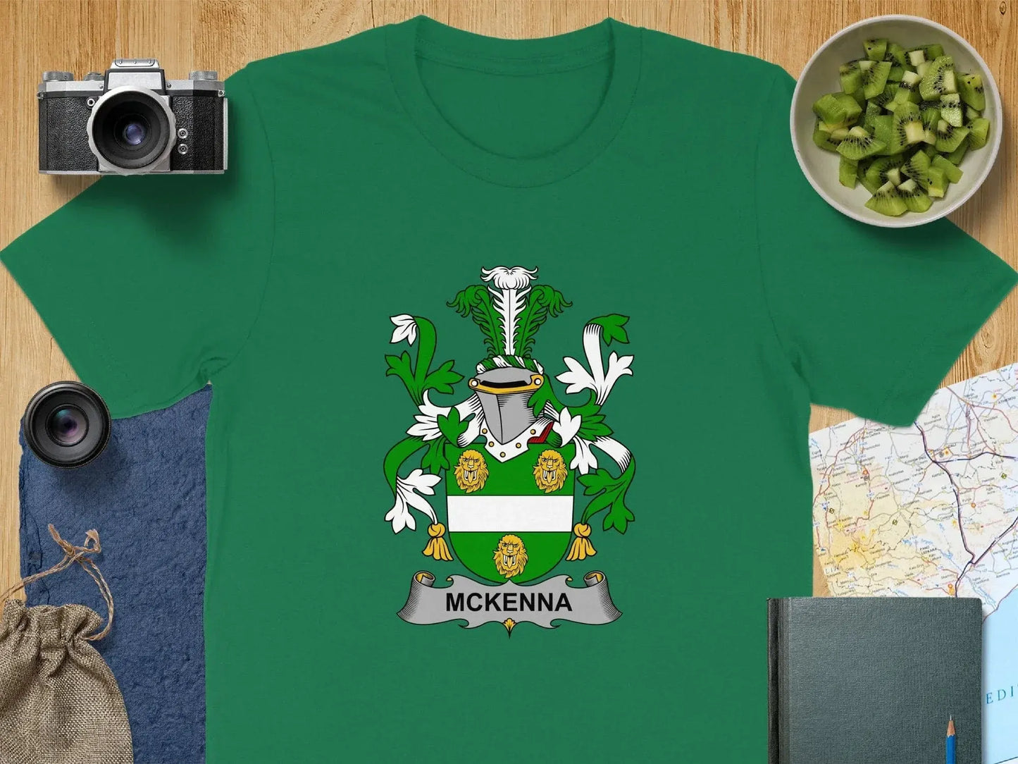 McKenna Family Crest Emblem Printed Shirt product type