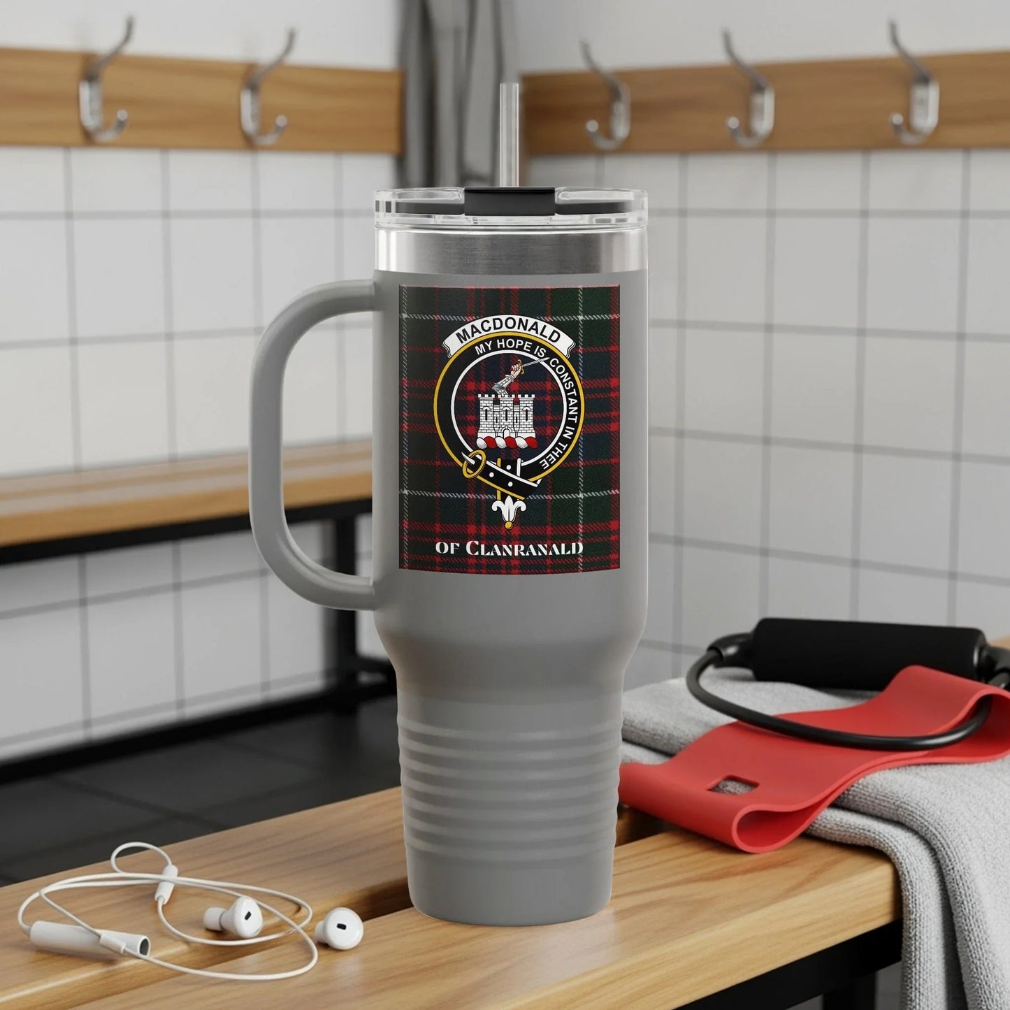 Clan MacDonald of Clanranald Tartan Insulated Mug product