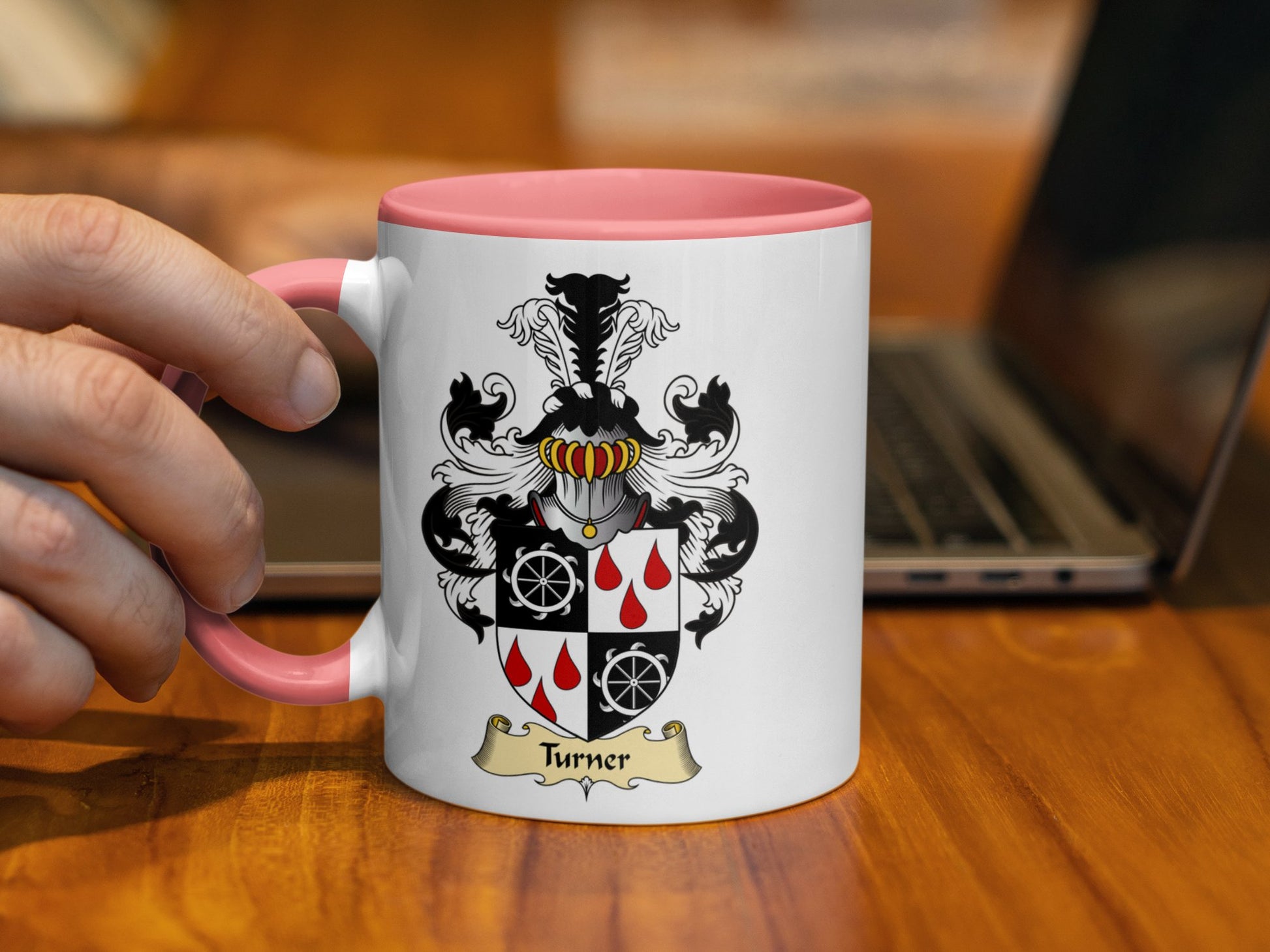 Turner Scottish Clan Coat of Arms Mug - Living Stone Gifts