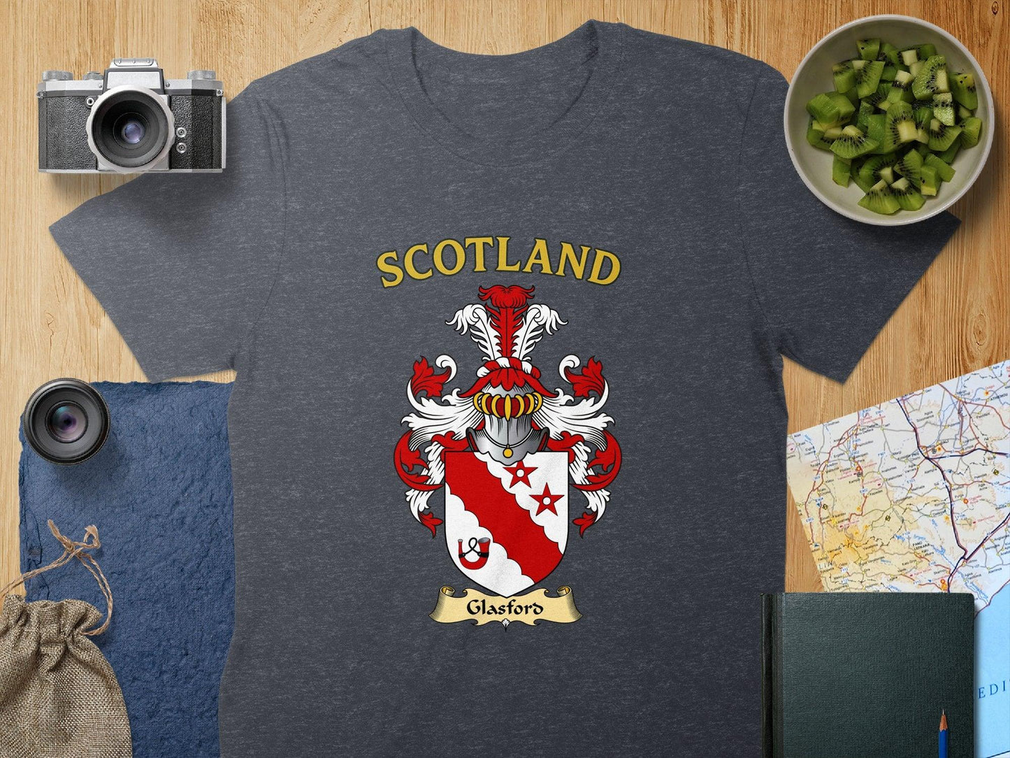 Scotland Glasford Family Crest T Shirt product