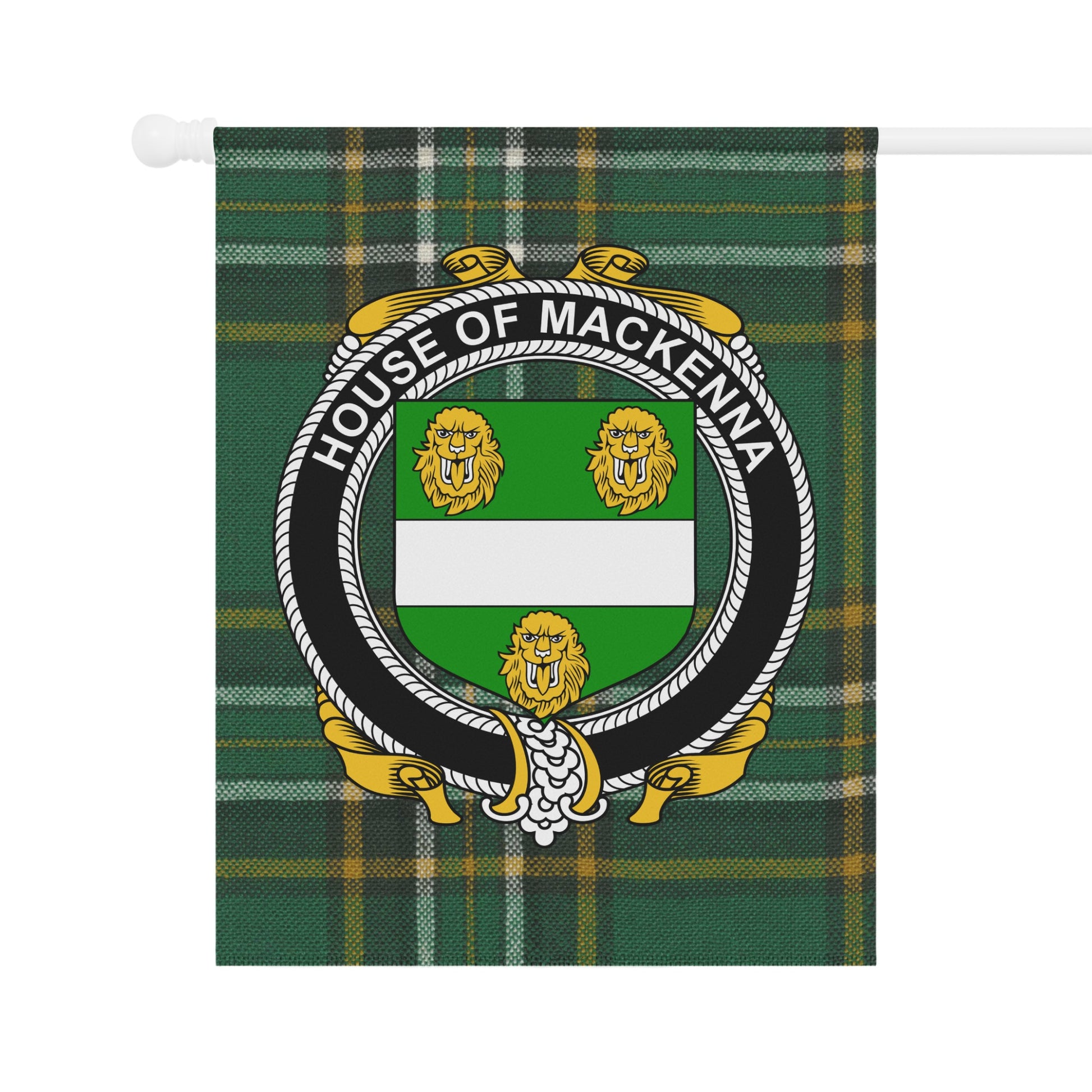 House of Mackenna Family Crest Plaid Wall Decor
