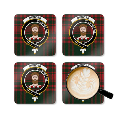 Menzies Vil God Zal Coat of Arms Design Coasters product type