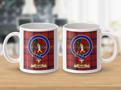 Authentic Clan Rose Scottish Crest Plaid Mug product