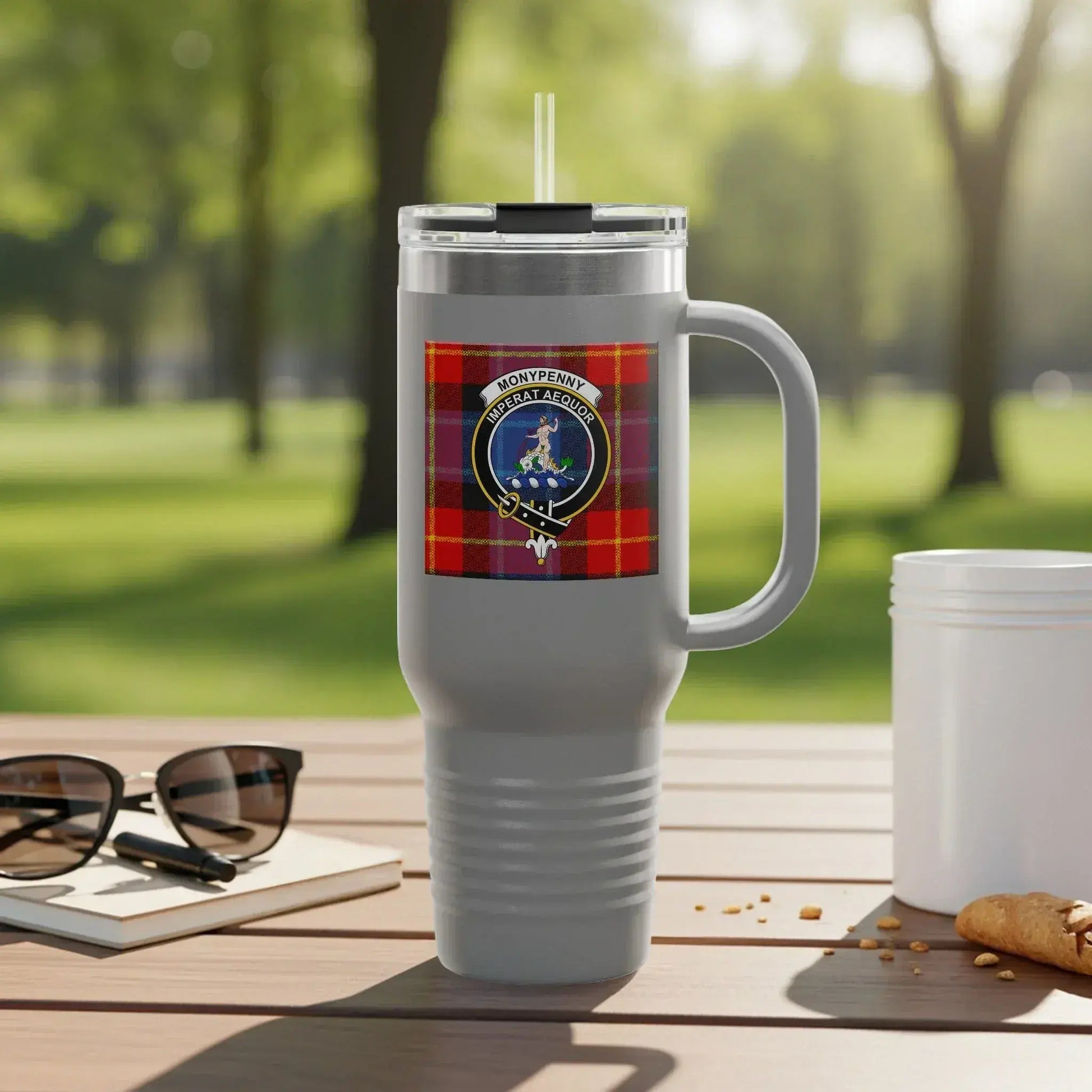 Adventure Tartan Design Insulated Travel Mug product