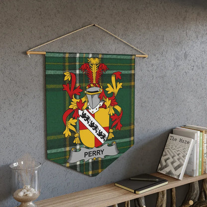 Custom Family Crest Perry Banner Wall Display product