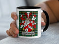 Fitz-Stephens Irish National Tartan ceramic accent mug