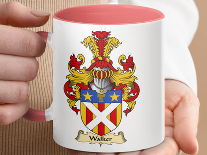 Clan Walker Scottish Coat of Arms Mug - Living Stone Gifts