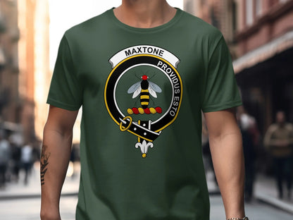 Maxtone Providus Esto Emblem Forest Green T-Shirt product type