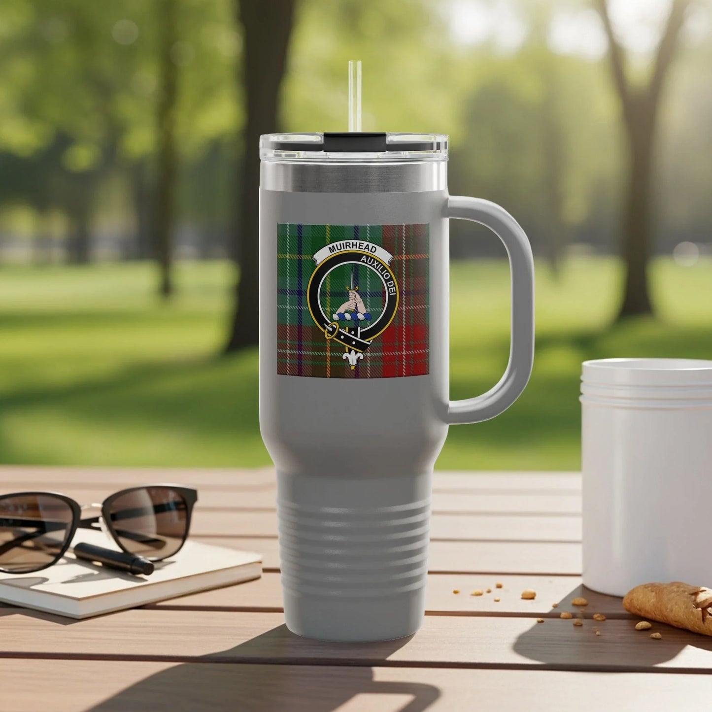 Stylish Insulated Travel Mug with Scottish Clan Design product