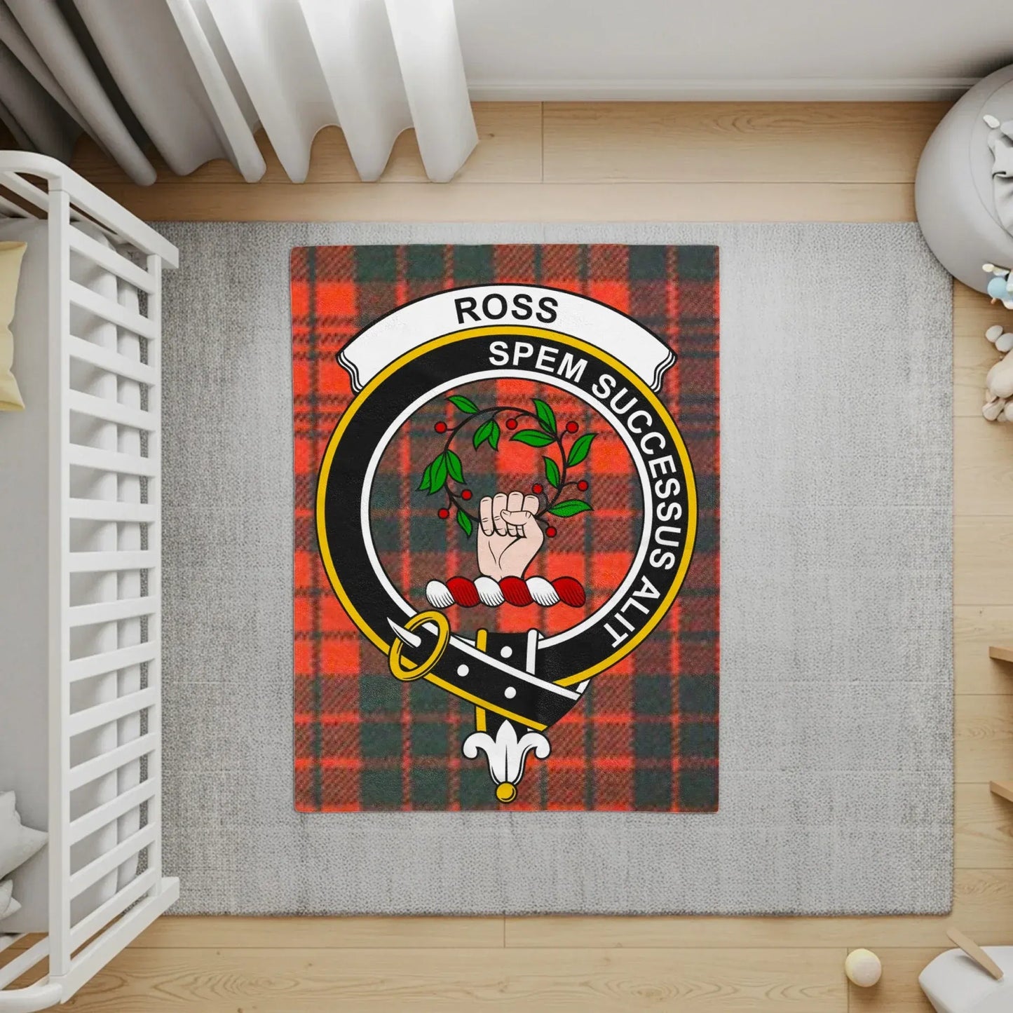 Ross Spem Successus Alit Tartan Patterns Floor product type