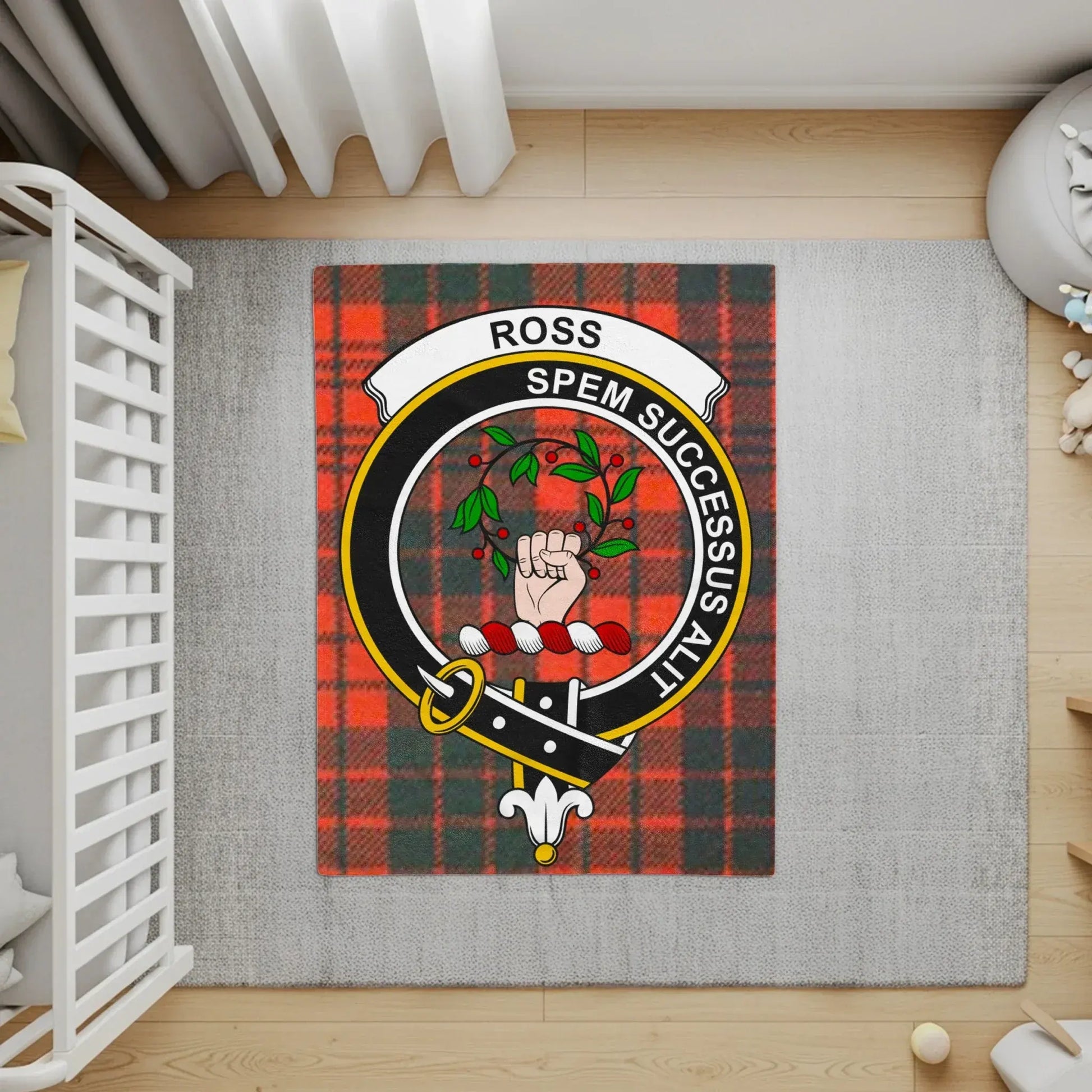 Ross Spem Successus Alit Tartan Patterns Floor product type