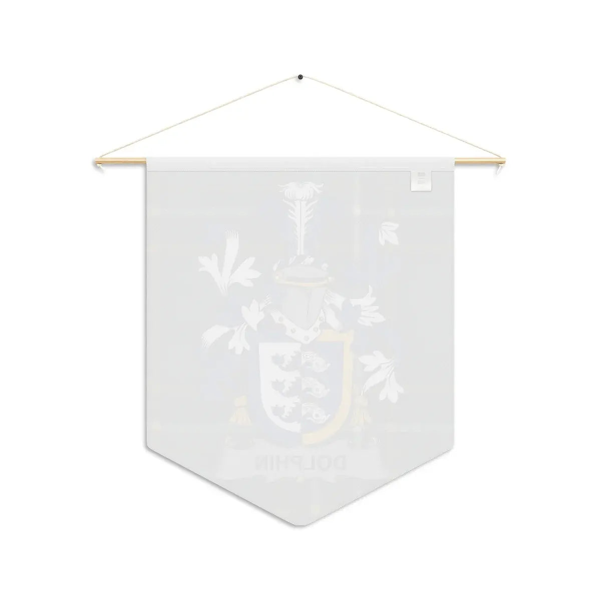 Elegant Heraldic Dolphin Family Crest Wall Decor product