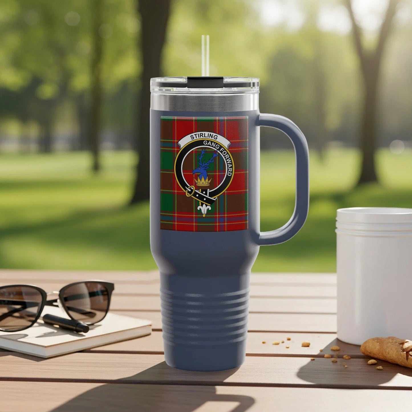 Stirling Highlander Clan Crest Insulated Tumbler product