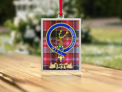 Duff Family Tartan Crest Stag Emblem Accessory product
