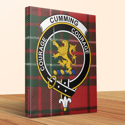 Courage Courage Cumming Plaid Canvas Wall Art product