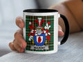 Mulrony Irish family crest black accent mug