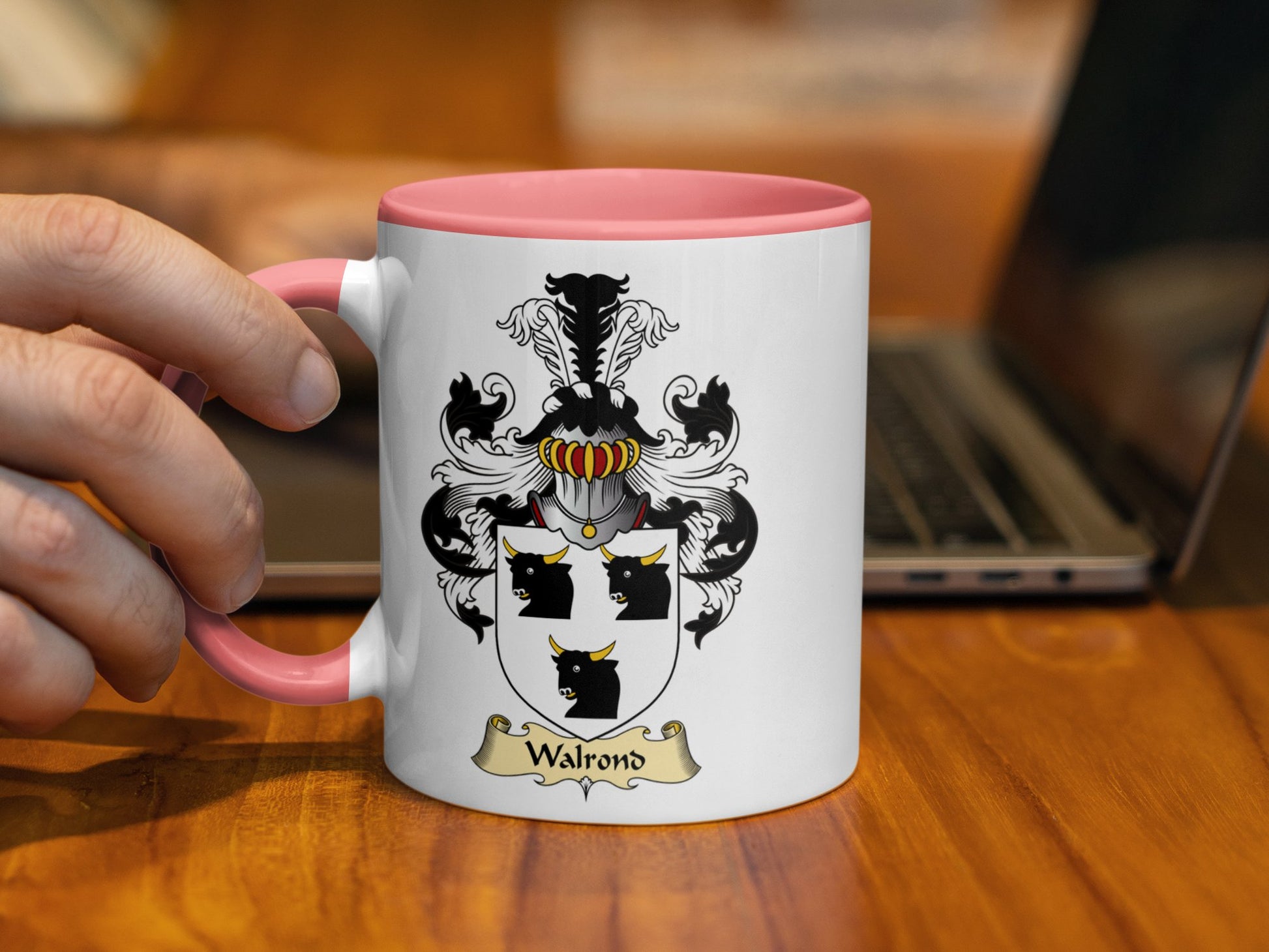 Clan Walron Scottish Coat of Arms Mug - Living Stone Gifts