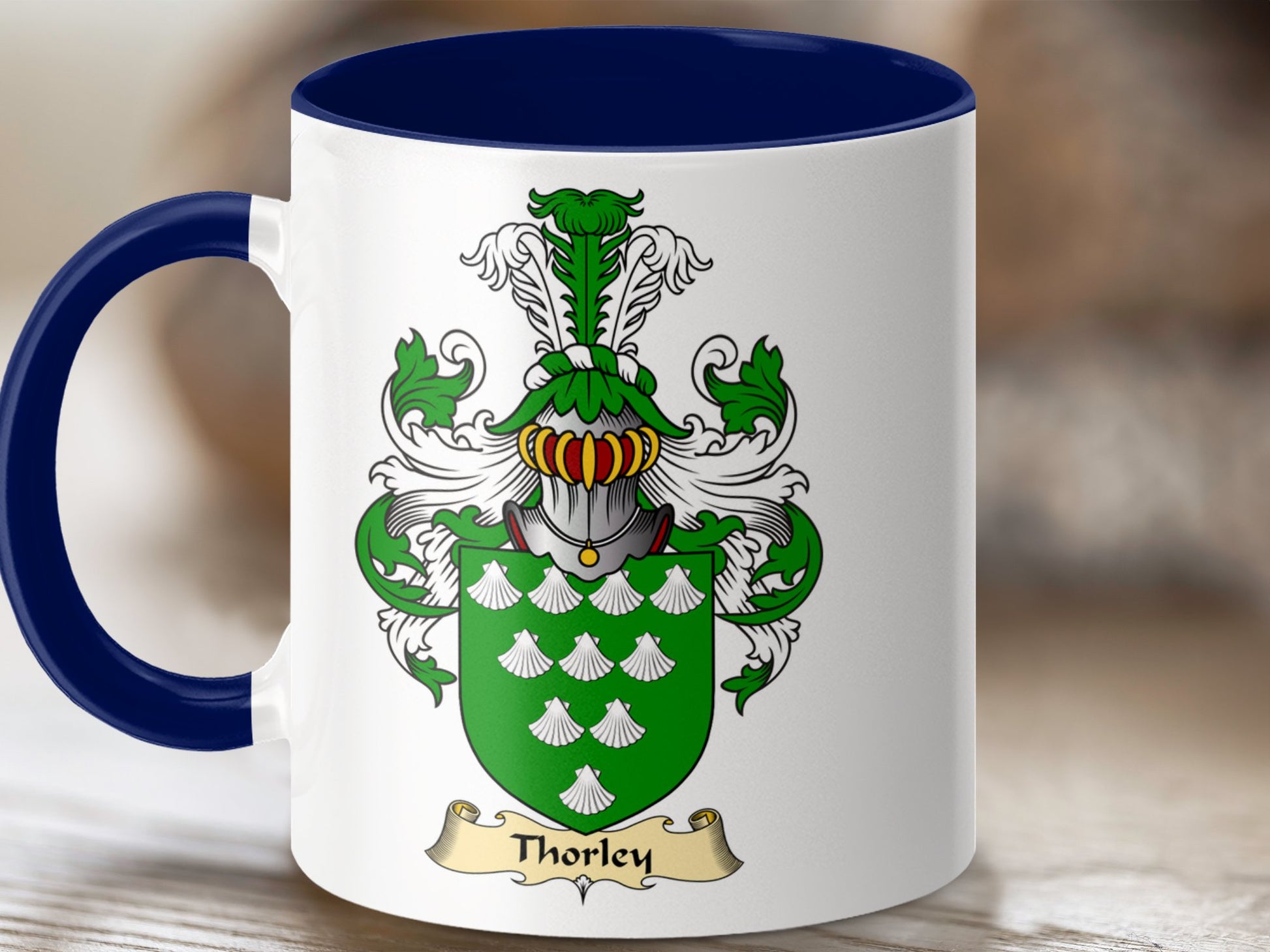 Thorley Scottish Coat of Arms Mug - Living Stone Gifts