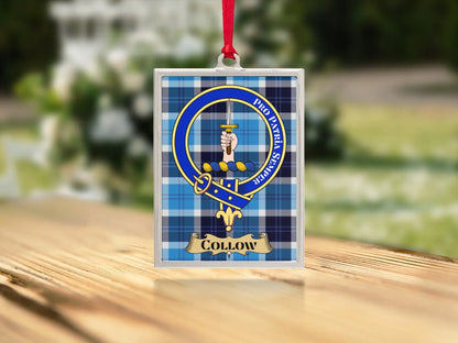 Plaid Collow Personalized Hanging Ornament product type