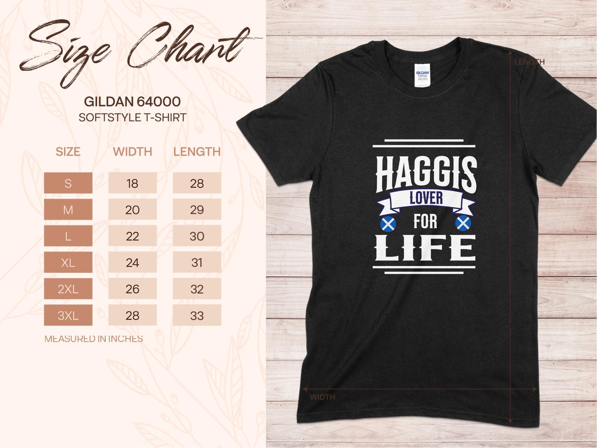 Proud Haggis Lover for Life Custom Design T-Shirt - Living Stone Gifts