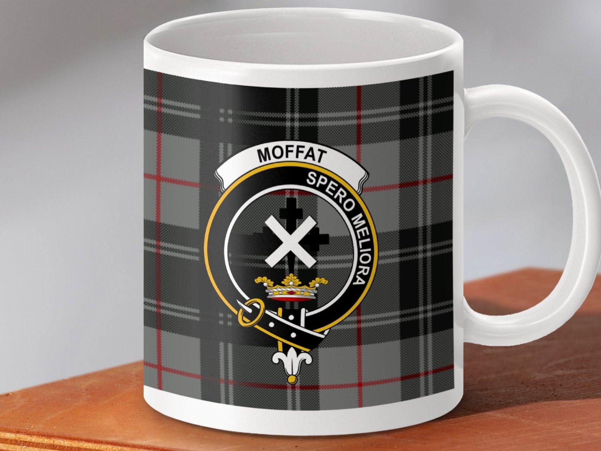 Moffat Spero Meliora Crest Emblem Coffee Mug product