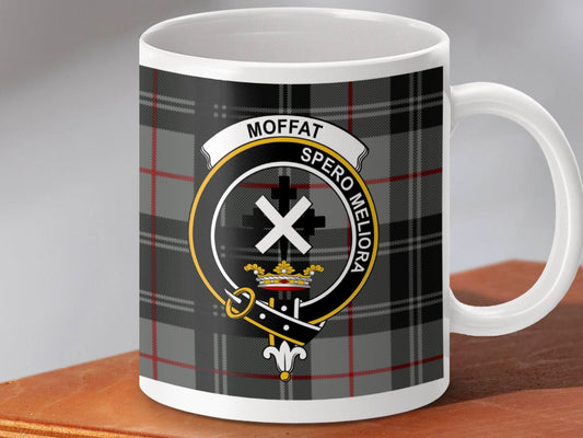 Moffat Spero Meliora Plaid Pattern Ceramic Coffee Mug Product