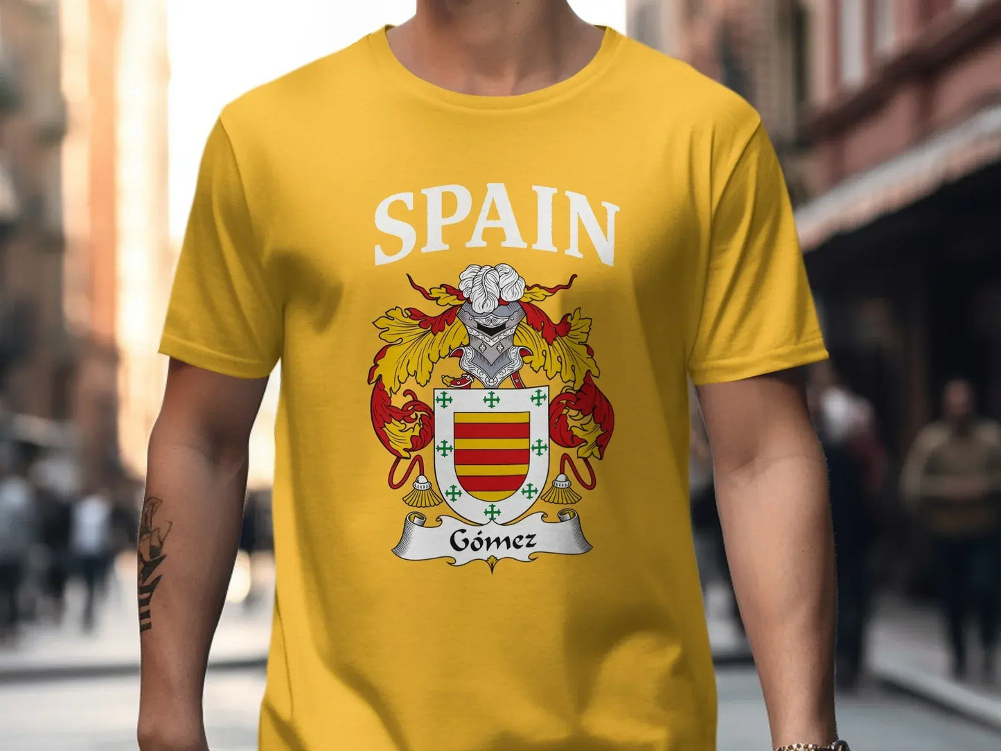 Spain Gomez Family Crest T-shirt product