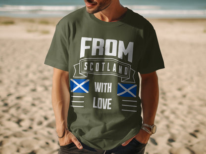 From Scotland With Love Stylish and Unique T-Shirt - Living Stone Gifts