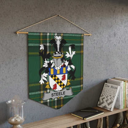 Steele Family Crest Wall Hanging Banner product type