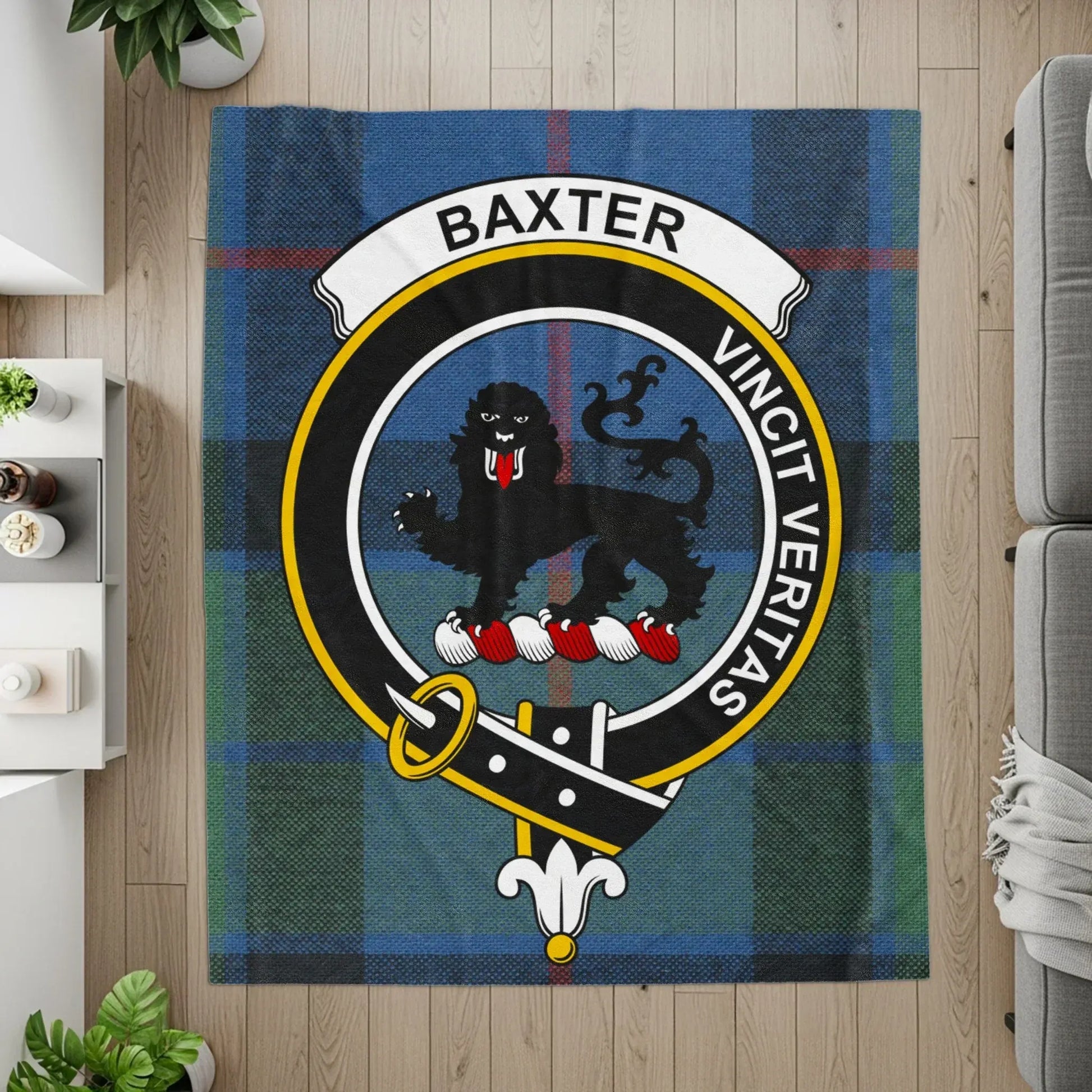 Baxter Vincit Veritas Blanket with Black Dog product