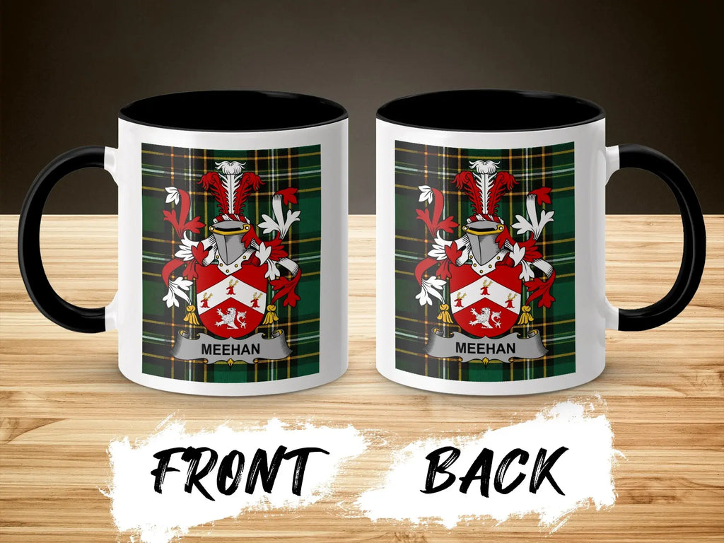 Meehan Irish National Tartan ceramic accent mug