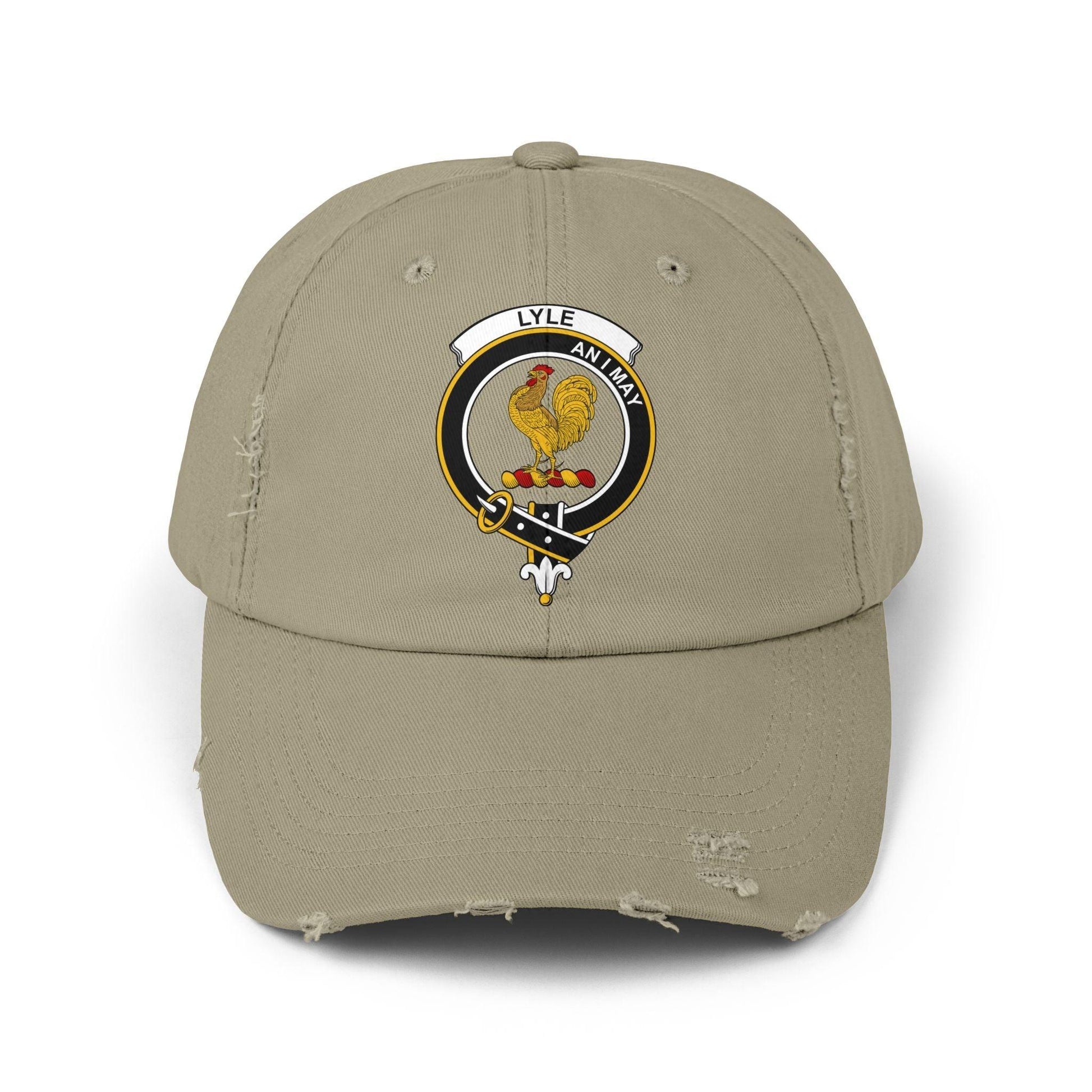 Lyle Clan Crest Heritage Distressed Baseball Cap - Celtic Ancestry Gifts