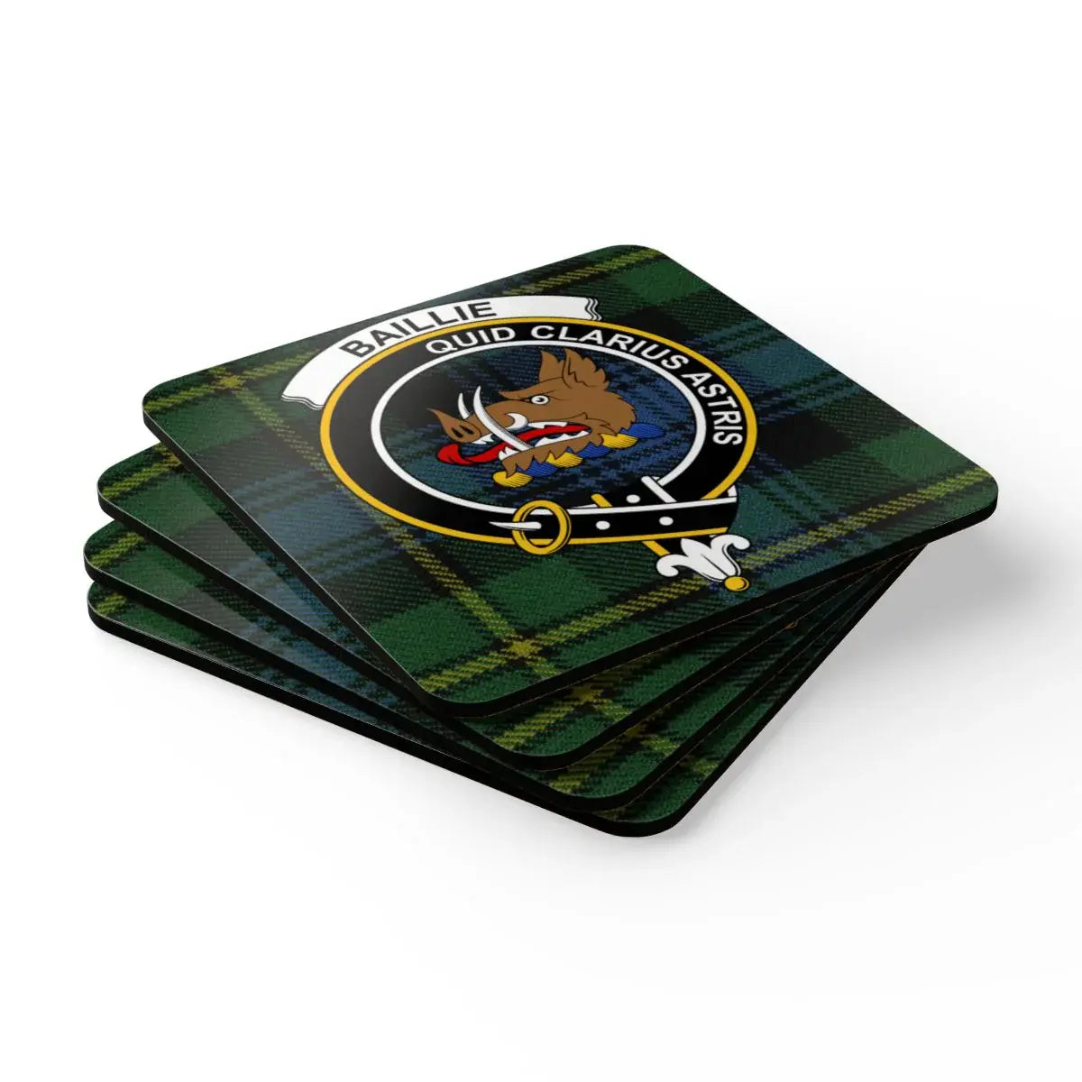 Baillie Quid Clarius Astris Tartan Pattern Coaster product