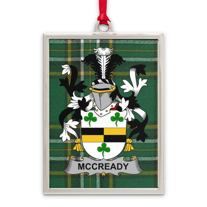 McCready Family Crest Plaid Background product type
