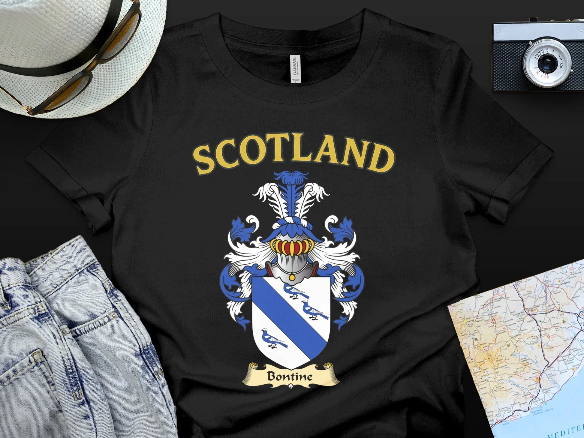 Scotland Bantine Design Graphic Tee Shirt product