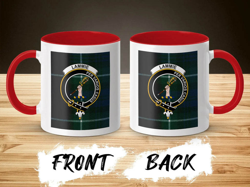 Clan Lammie Crest Emblem Print Coffee Mug