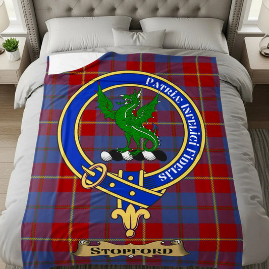 Patrem Intellige Fidelis Stopford Tartan Blanket product