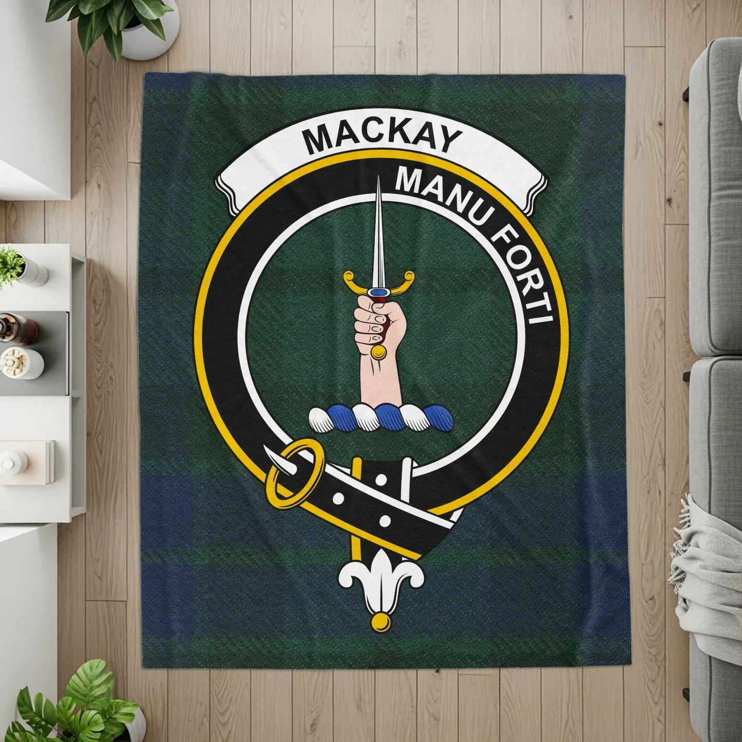 Mackay Manu Forti Tartan Pattern Blanket product