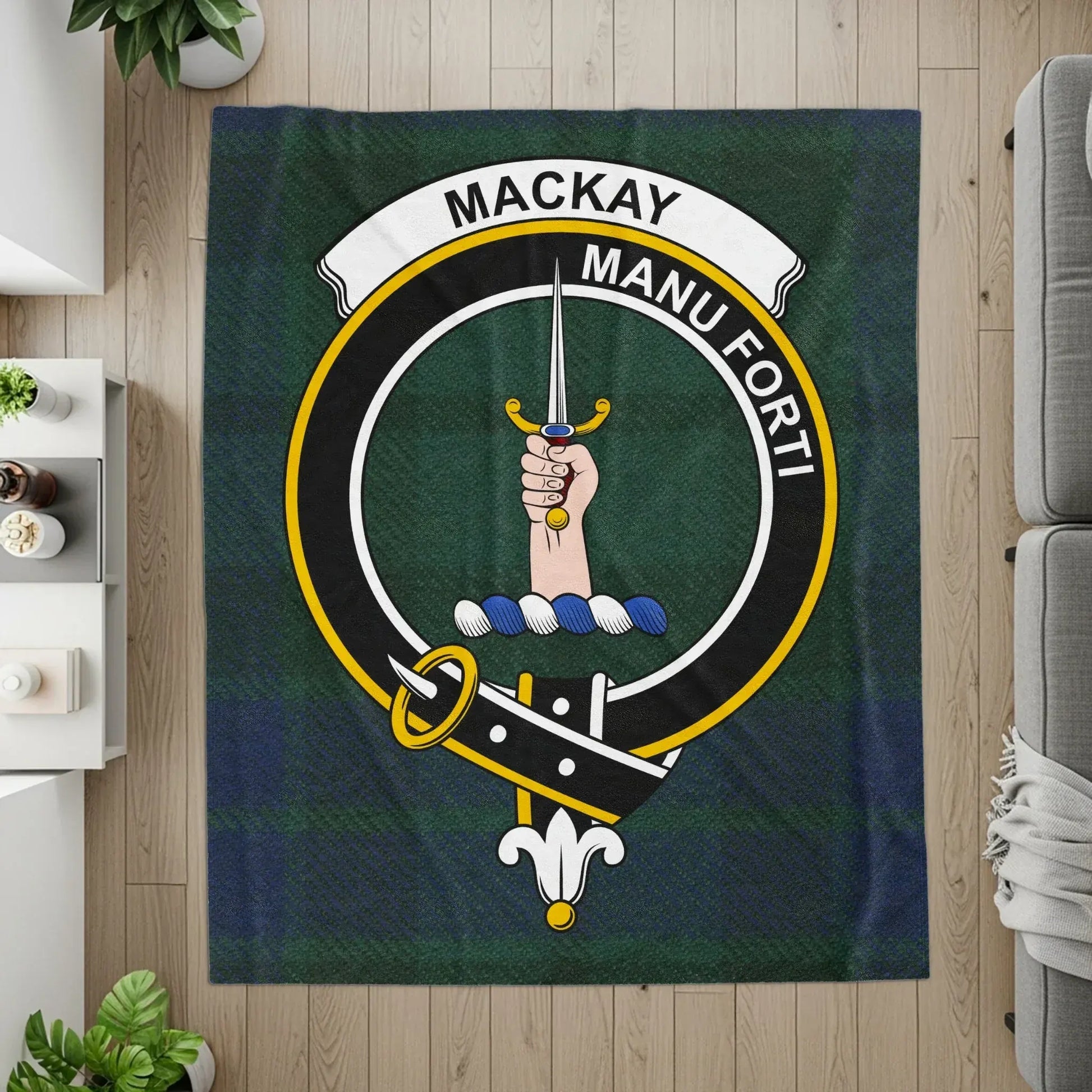 Mackay Manu Forti Tartan Pattern Blanket product