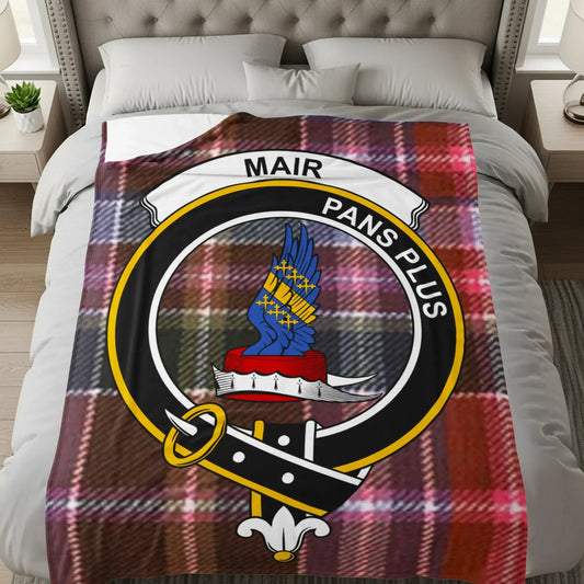 Mair Pans Plus Clan Crest Tartan Blanket product