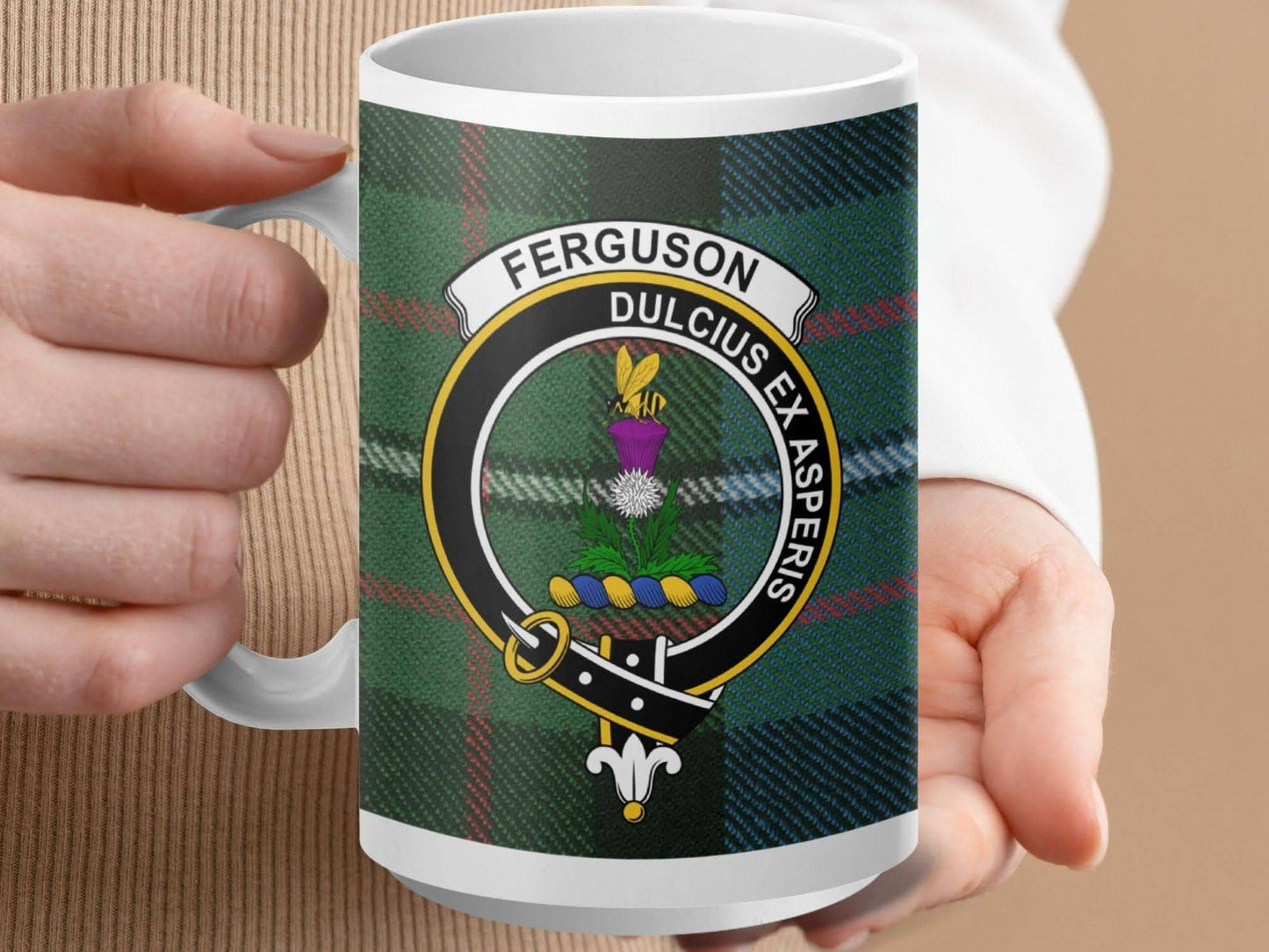 Ferguson Dulcius Ex Asperis Emblem Mug product