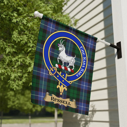 Russell Clan Tartan Garden Flag product type