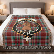 Binning Clan Scottish Tartan Woven Blanket
