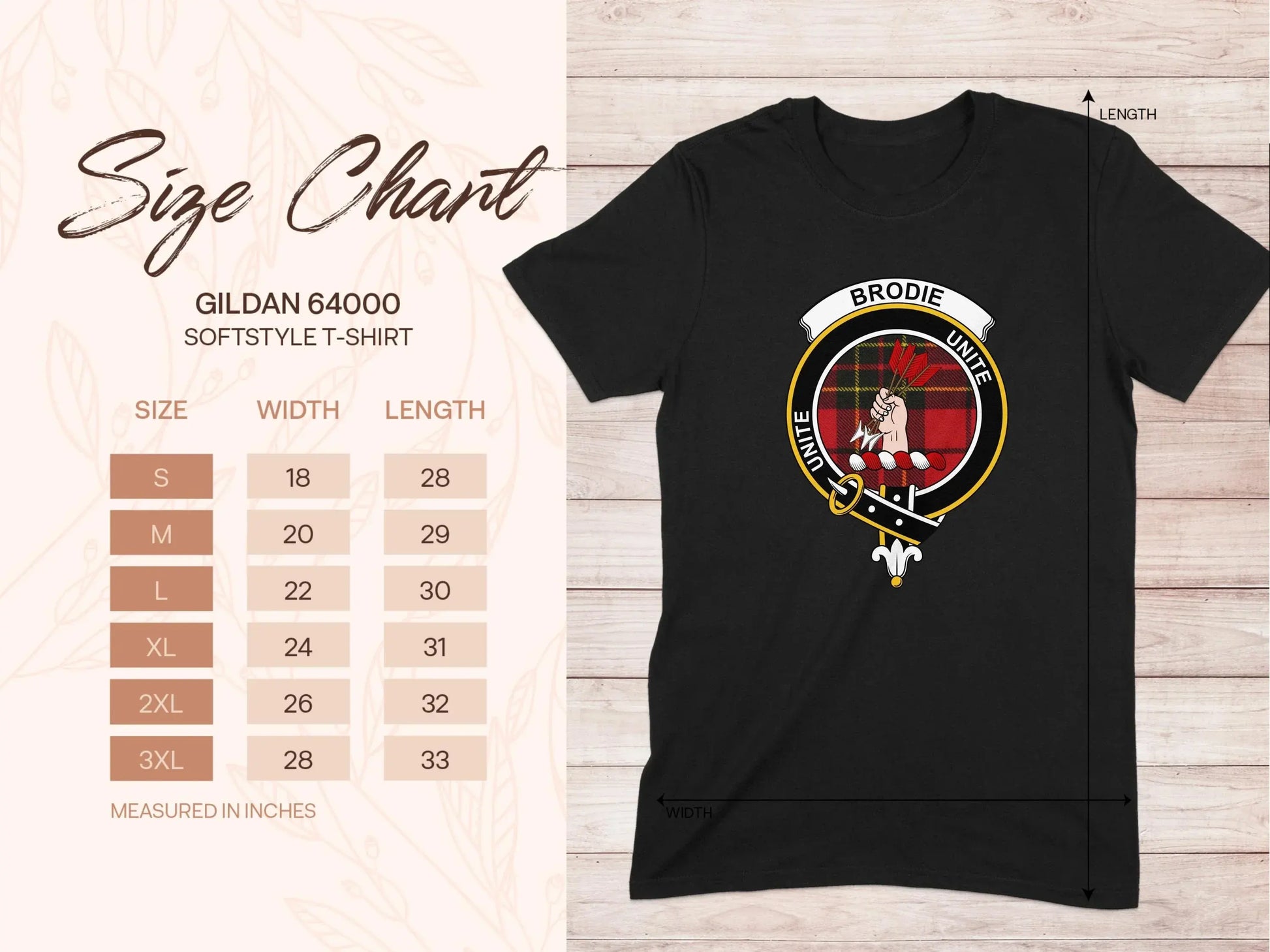 Brodie Unite Clan Crest T-Shirt unique product