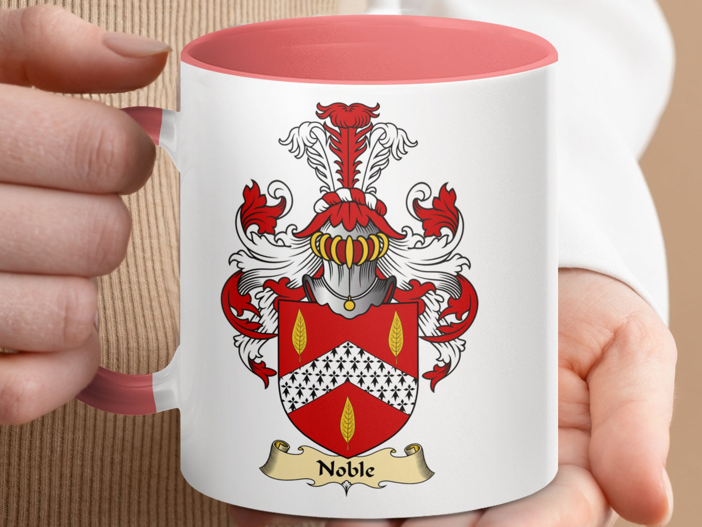 Scottish Clan Noble Coat of Arms Ceramic Mug - Living Stone Gifts