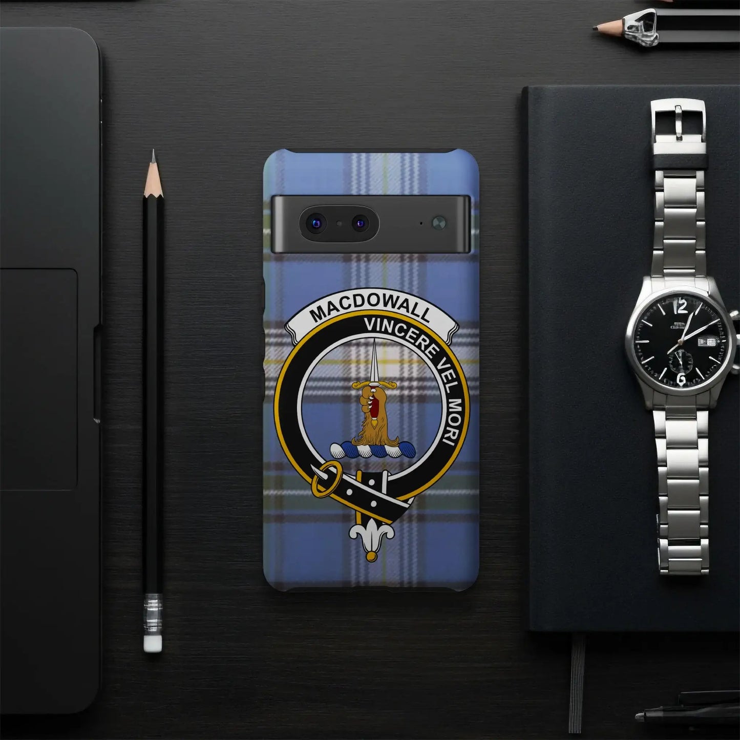 Macdowall Vincere Vel Mori Plaid Phone Case