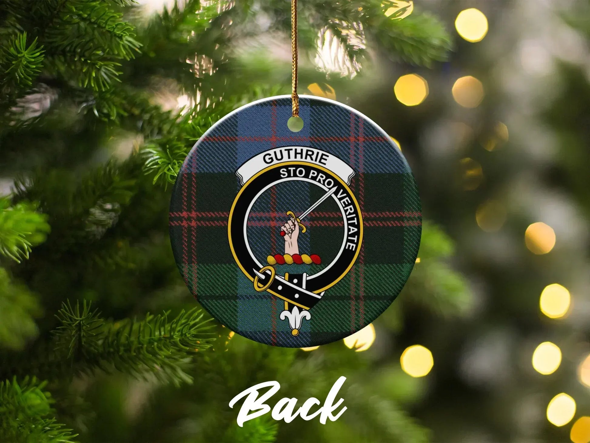 Traditional Family Crest Custom Ornament Product