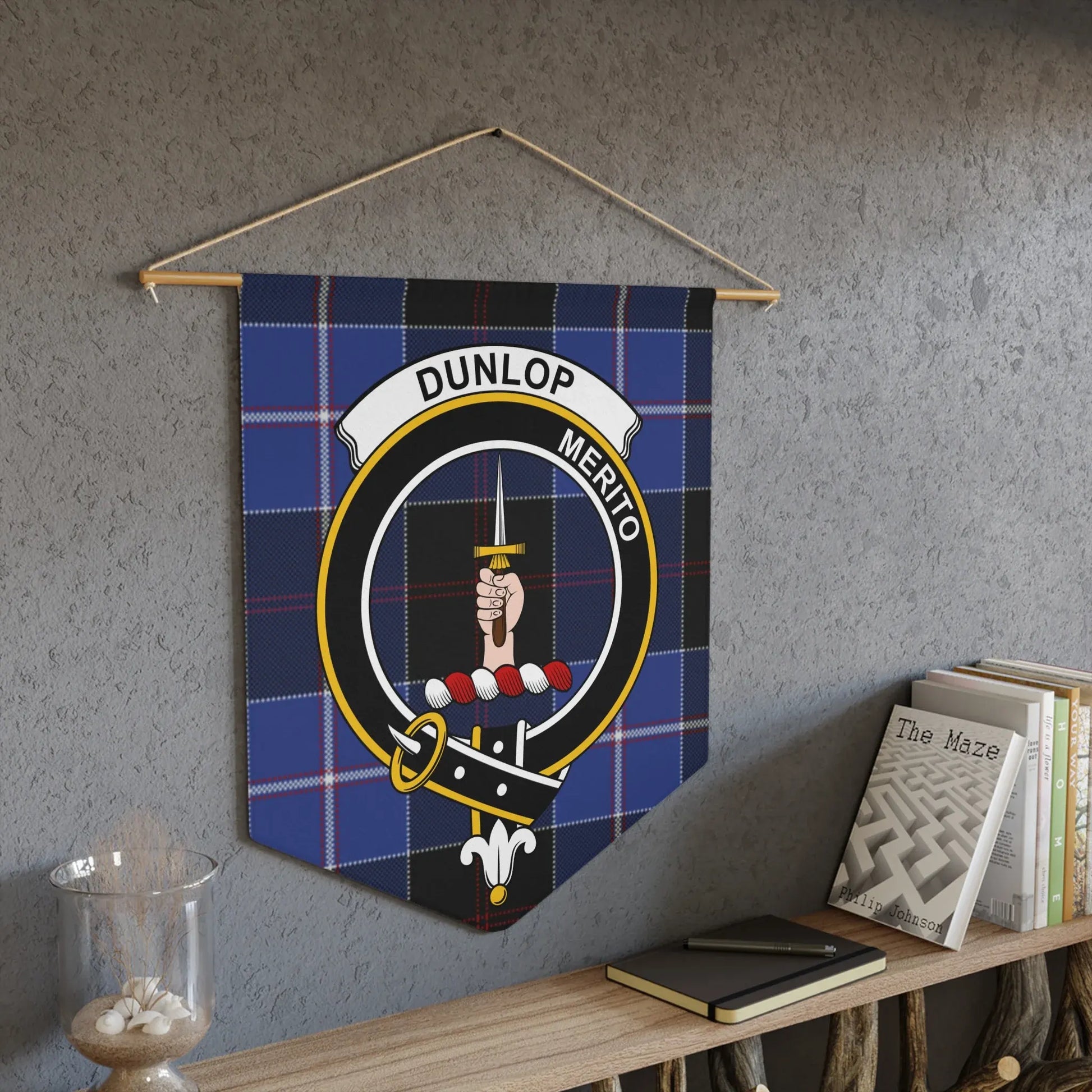 Dunlop Merito Crest Plaid Wall Hanging Home Decor product