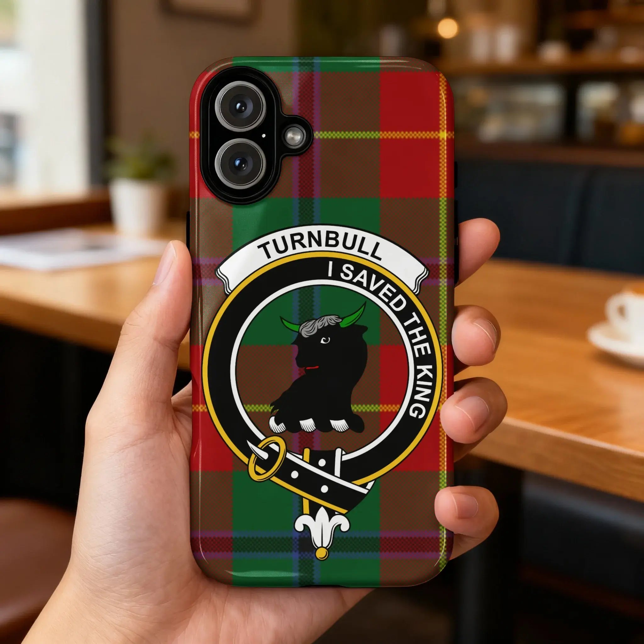 Turnbull I Saved The King Tartan Phone Case Cover